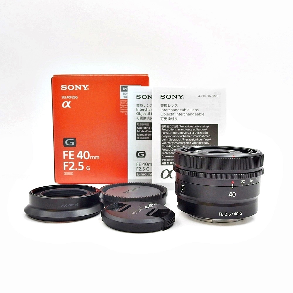 【美品】SONY FE 40mm F2.5 G SEL40F25G おまけ有 Amazon.com : Sony SEL40F25G - Full-Frame Lens FE 40mm F2.5 G