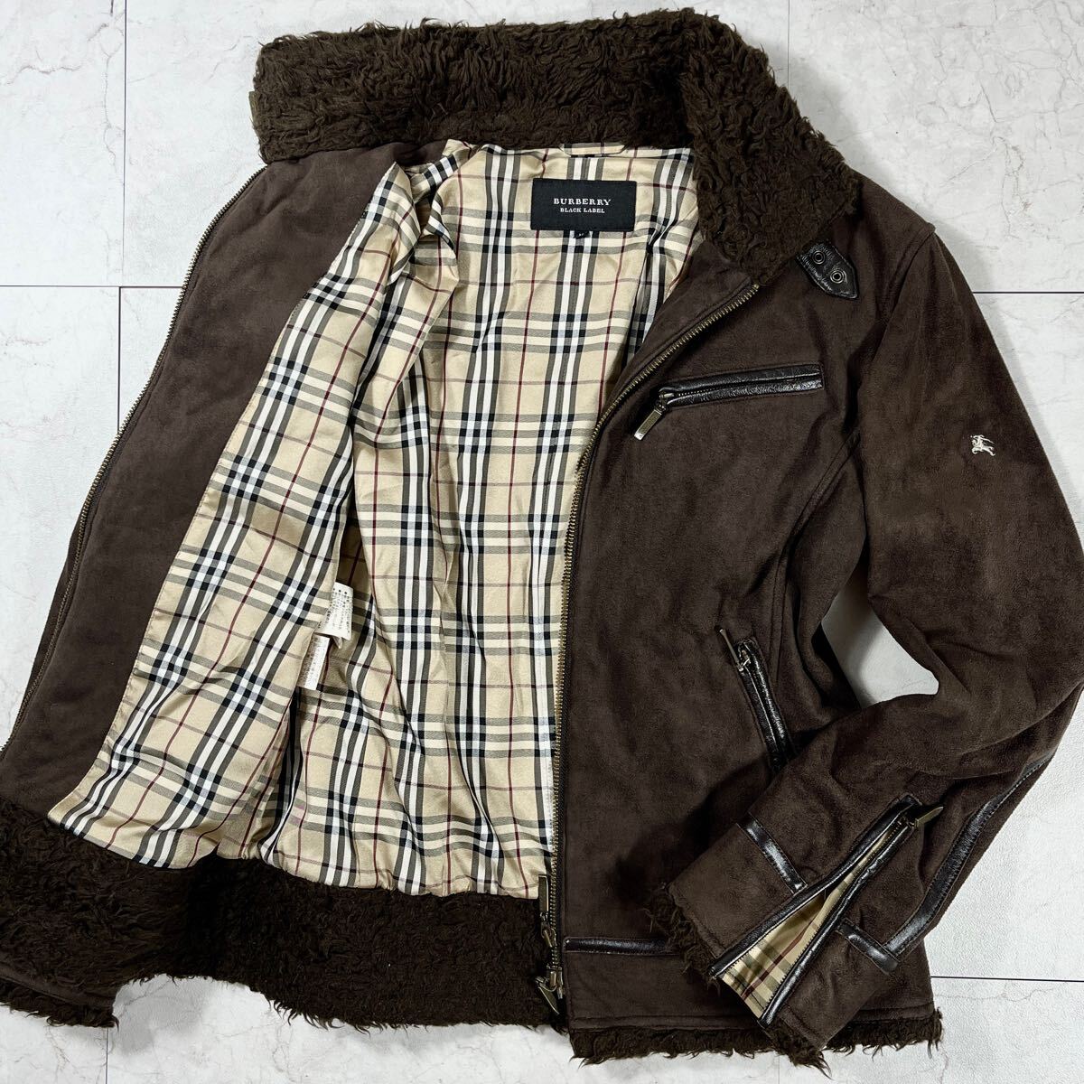 2025年最新】Yahoo!オークション -バーバリー 革ジャケットの