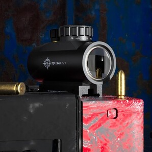 エアガン ドットサイト ホロサイト サバゲー 1x40 レッド グリーン 耐震性 光学照準器 ピカティニー ウィーバー マウント対応 アルミ製