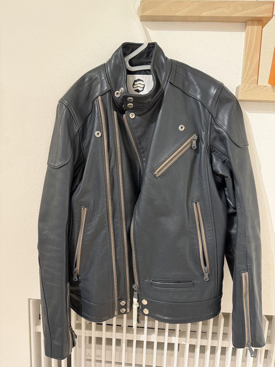 HYOD レザージャケットROMAN RBLI05 Varda NAVY L/R