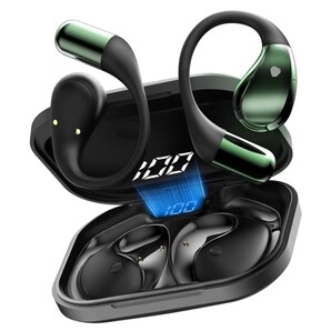 ワイヤレスイヤホン ワイヤレスヘッドホン 耳掛け式 即接続 耳栓不要 音漏れ抑制 ワイヤレスヘッドホン