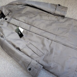 新品 BLACK LABEL ブラックレーベルクレストブリッジ シャドーチェックパデッドステンカラーコート L ベージュ 79200円