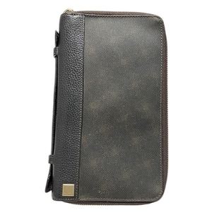 ダンヒル ディーエイト ダブルジップ トラベルケース L2H714B 長財布 メンズ☆0202