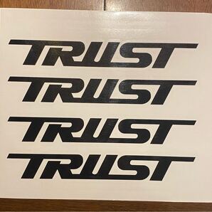 TRUST トラスト ステッカー 黒