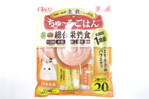 いなば チャオ ちゅ〜るごはん 総合栄養食 とりささみバラエティ 14g×20本×1個【期限2026.12】グレインフリー国産品
