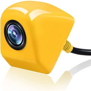 100万画像汎用リアカメラ 車載バックカメラ ナンバープレート取付 12V 超小型 高画質 超強暗視 防水日本語説明書 RCA接続 下向き取付