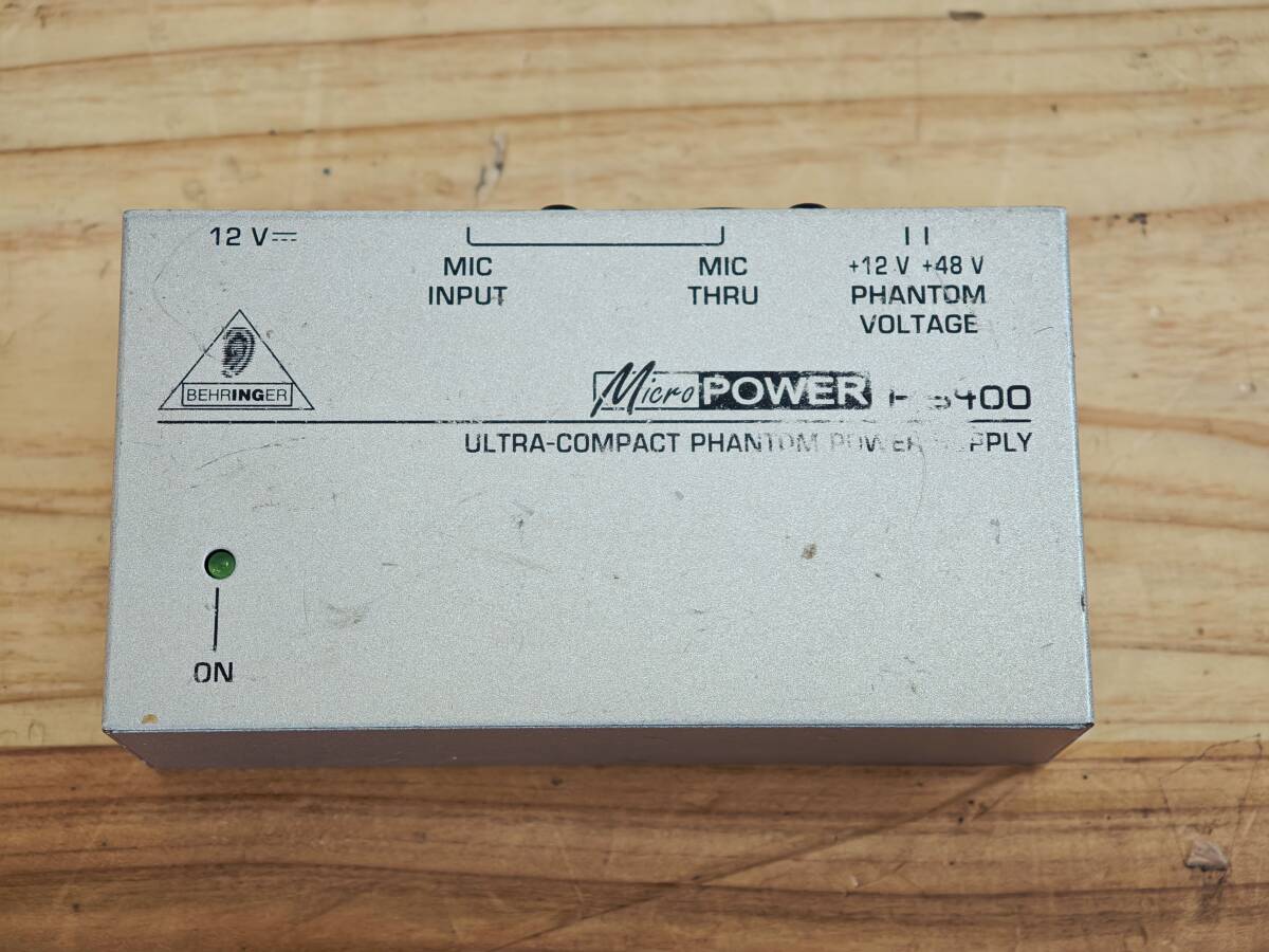 BEHRINGER PS400 ファンタム電源ユニット 未チェック現状品 管理番