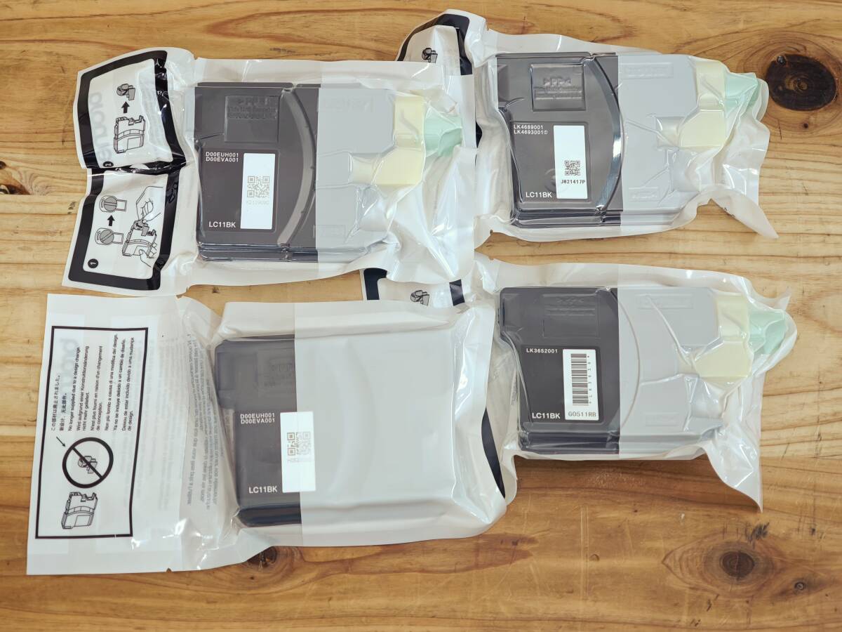 brother LC11BK プリンターインク 4本セット 未使用品 管理番号1