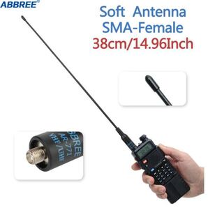 アンテナ ABBREE AR-771 SMA-F メス Baofeng Quansheng ケンウッド Wouxun パディング Wey wei リトン Hyt Tyt VHF/UHF
