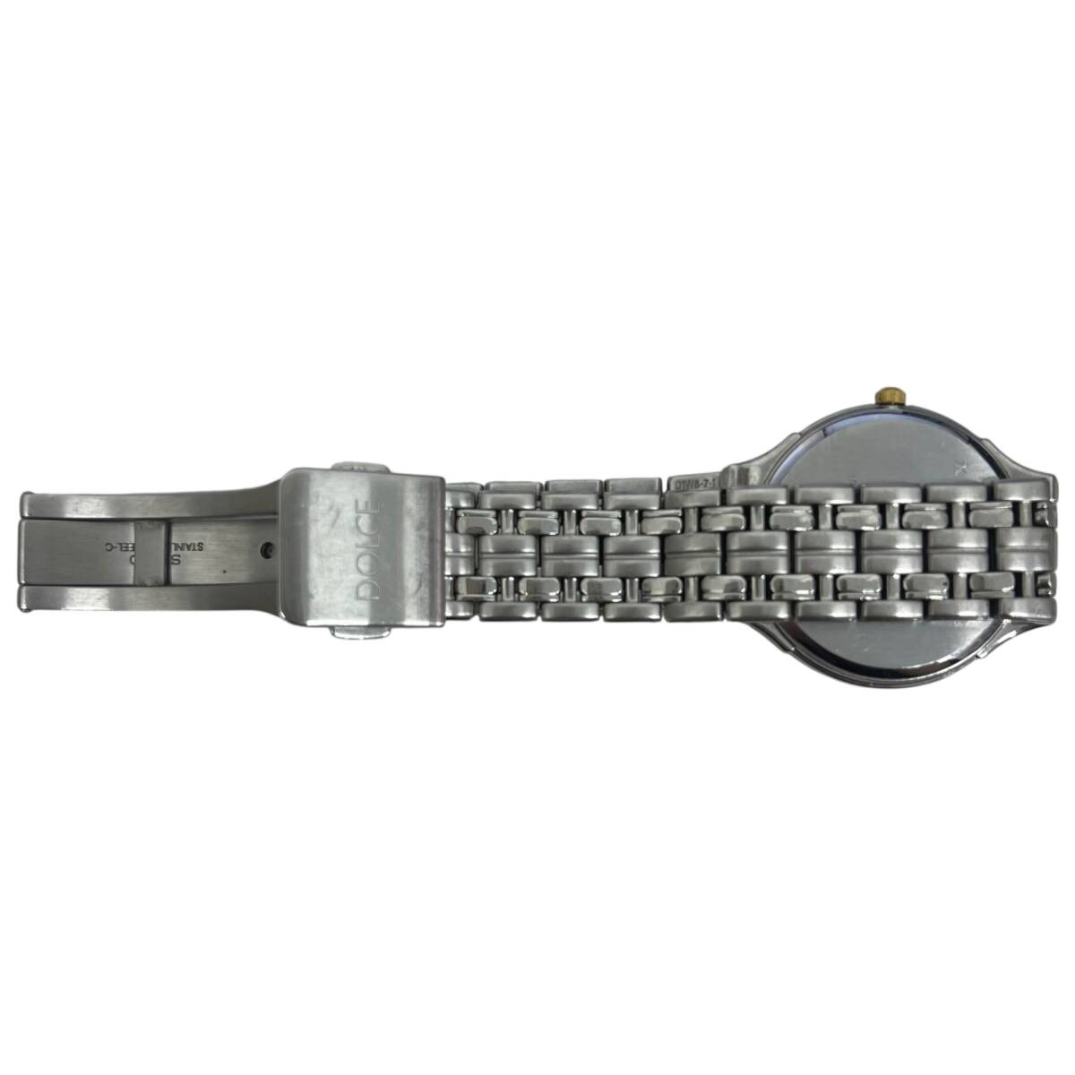 ◎中古品◎SEIKO セイコー DOLCE ドルチェ 腕時計 クオーツ ネイビー×ゴールド V181-OAC0 箱無 動作未確認 現状品 coI4606COA_サムネイル画像6