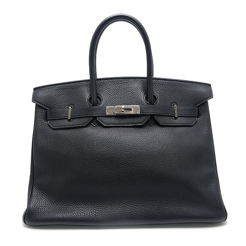 エルメス HERMES バーキン35 ブラック フィヨルド 1998年 ハンドバ