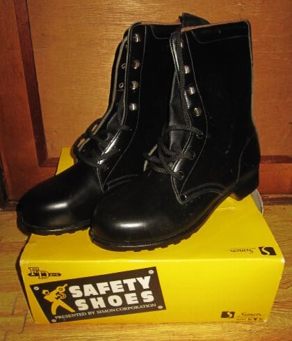 新品未使用　SIMON(シモン)編み上げブーツ鉄入り長編上都纏　ゼアロット安全靴 3033 シティズ高所作業用安全靴長編上靴鋼製先芯27.5㎝