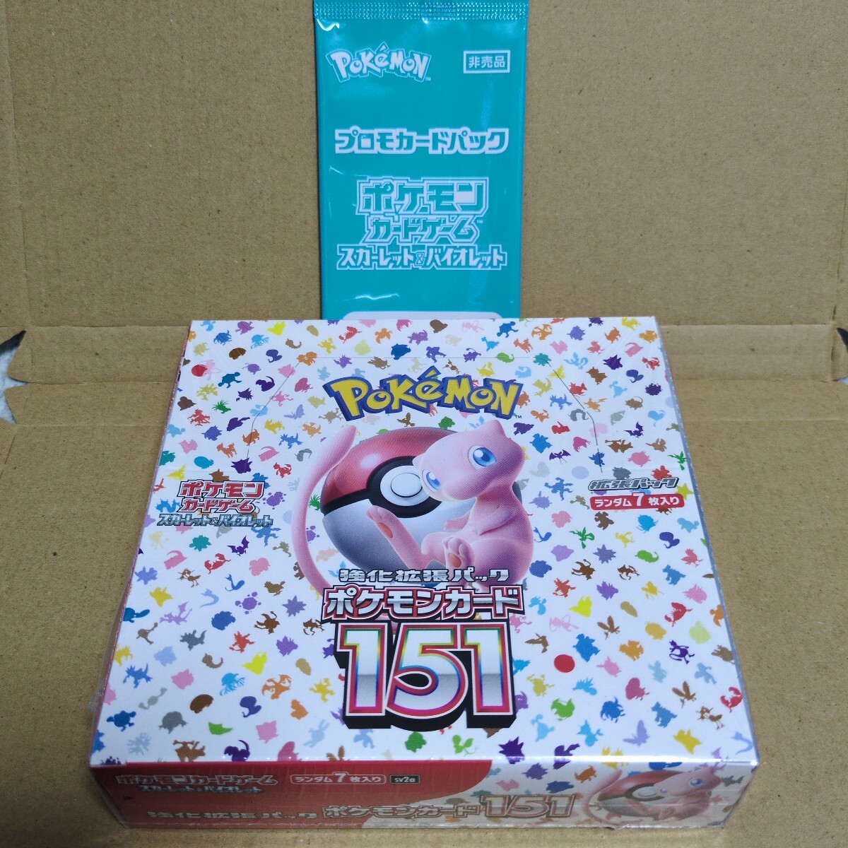 ポケモンカード151 シュリンク付き　未開封BOX ポケモンカードゲーム ポケモンカード151 BOX シュリンク付き 新品 未