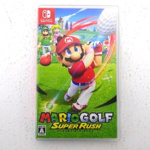 ★中古★Nintendo Switchソフト マリオゴルフ スーパーラッシュ (ニンテンドースイッチ/任天堂/スイッチ)★【GM646】