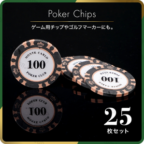 ポーカー チップ $100 セット チップ カジノ コイン ゴルフ マーカー ボール グリーン マグネット 用品 ゴルフ コンペ 景品 g121h 3