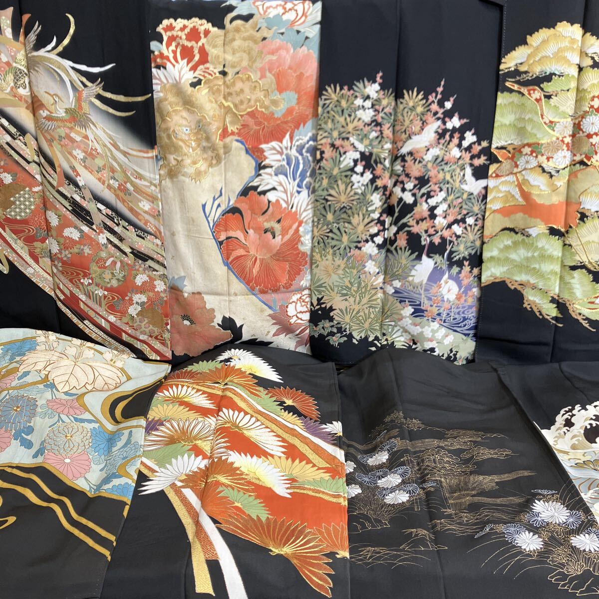 9197☆送料込み❣️黒留袖 着物 4枚 まとめ売り❣️ 2025年最新】Yahoo!オークション -黒留袖 まとめの中古品・新品