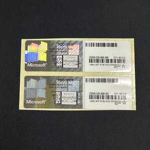 Windows11 Pro プロダクトキー ライセンスキー コアシール・2枚・シルバー・正規版・未使用品・認証保証・匿名発送