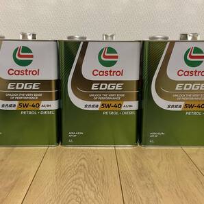 全国送料無料4L×3本 カストロール エッジ 5W-40 SP A3/B4 エンジンオイル CASTROL EDGE ガソリン・ディーゼルエンジン用 ②