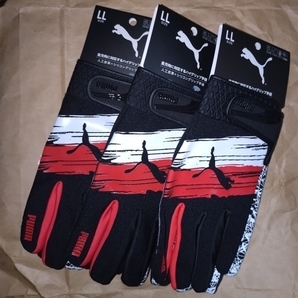 CM-6501 人工皮革+シリコングリップ手袋 PUMA WORK GLOVES LLサイズ 3双