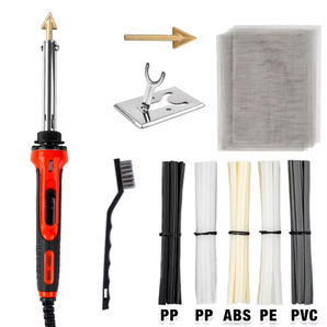 プラスチック溶接機 セット ( 溶接用のはんだゴテと各種部材 ) 検: バンパー ダッシュボード 補修 ロータス エスプリ ケーターハム 等に
