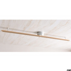 【ダクトレール全体が可動領域で、照明を自由に配置可能】 ダクトレール 照明レール 天井照明 レールライト 1m スポットライト ナチュラル