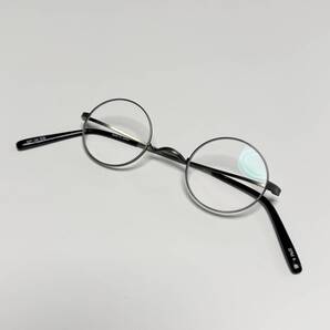 ◆FABRIC ファブリック 一山 眼鏡フレーム メガネ ラウンド型 SPM サンプラチナ製 サイズ39 メンズ 男性用