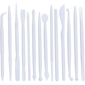 粘土ヘラ 細工棒 ヘラ クラフトツール 14本セット 粘土細工 粘土 工芸 陶芸 細工 粘土アート クレイアート