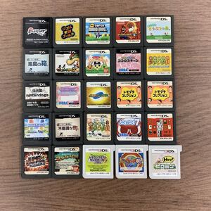 1円〜 Nintendo 任天堂 DS 3DS まとめ売り 25点 マリオ ポケモン どうぶつの森 ドラクエ 妖怪ウォッチ ピクミン 中古 動作未確認 現状品