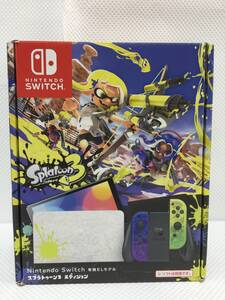 grb641 未使用 Nintendo Switch有機ELモデルスプラトゥーン3エディション ※箱に潰れあり