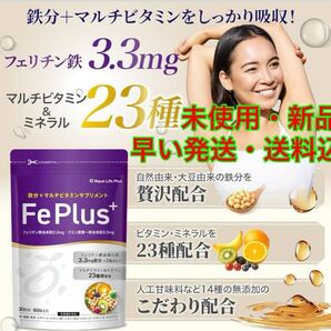 Fe Plus フェリチン鉄 鉄分 × マルチビタミン タブレット サプリメント (約30日分)