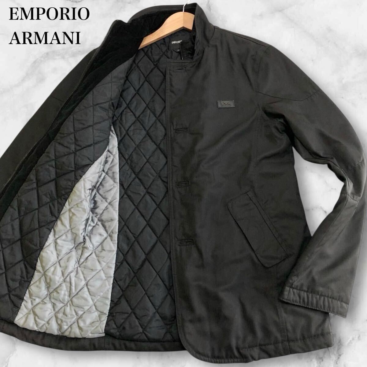 美品 ジョルジオアルマーニ ブルゾン ジャケット ジップアップ 黒 L 襟付き 楽天市場】ジョルジオアルマーニ GIORGIO ARMANI ブルゾン ブルー