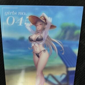 対魔忍 C106 対魔忍RPGX 3Dカード T FACE ~ビーチスナップ~ Vol.4 レンチキュラーカード シュヴァリエ No.45 T-FACE Lilith