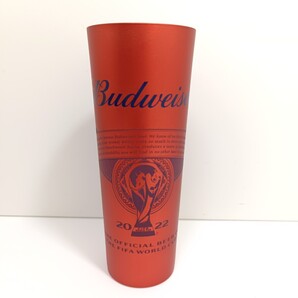 Budweiser 2022 FIFA World Cup カタール公式スポンサー バドワイザー オリジナルタンブラー 高さ16cm直径6.5cmアルミ製未使用品