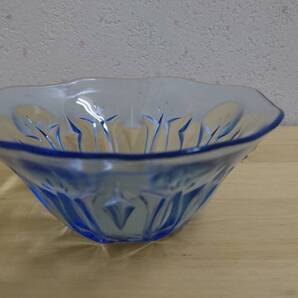 昭和レトロ かき氷皿青