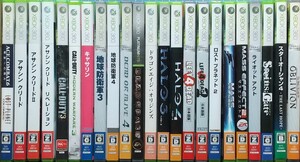 Xbox360ソフト23本(実質24本)セット アサシンクリード キャサリン DOA4 HALO3 他 分売不可 後方互換対応