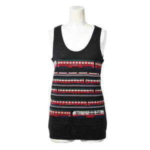 CHANEL P30220K00329 07C セントラルステーション コットンカシミア ノースリーブ ニット KL4BACHL90