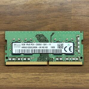SKhynix ノートPC用メモリ DDR4 PC4-2666V 8GB SO-DIMM 動作確認済み