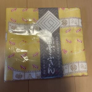 送料無料 新品 白雪ふきん 詩・物語シリーズ シンデレラ(ガラスの靴) 高級蚊帳生地使用 堅牢友禅染 奈良 垣谷繊維謹製 送料込み