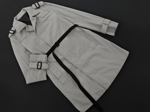 UNTITLED MEN untitled men check trench coat size46/grey ◇■ ☆ fka4 men