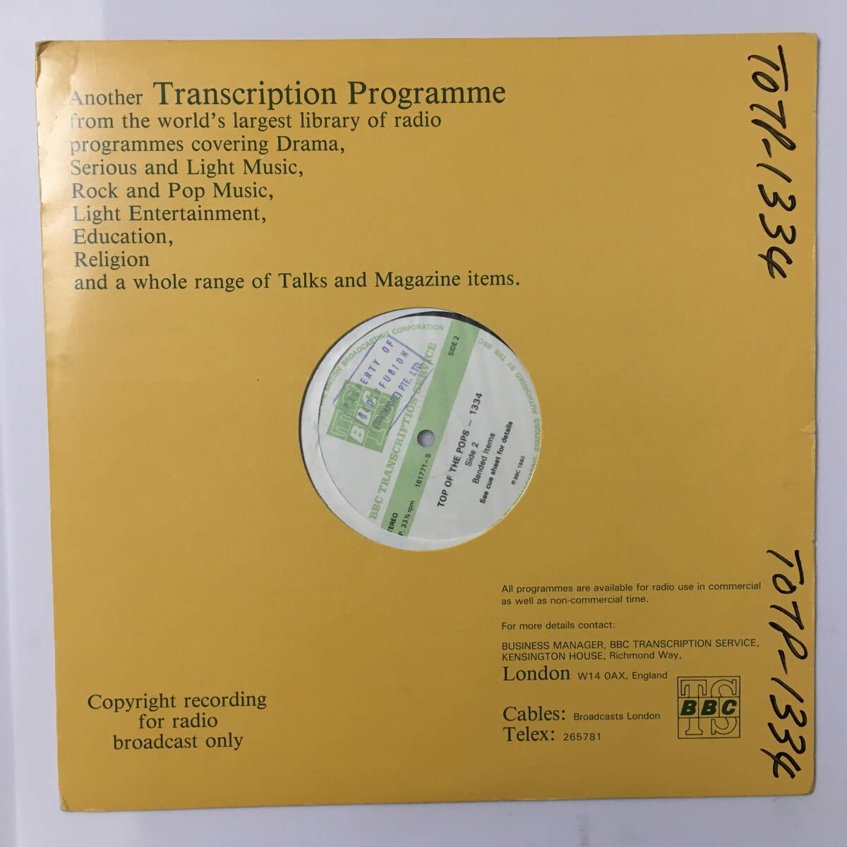 TOP OF THE POPS 1334 GARY MOORE BEATS INTERNATIONAL LITTLE ANGELS TALK TALK DUSTY SPRINGFIELD DEPECHE MODE MOVEMENT 98 UK盤