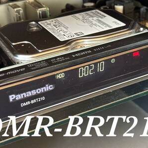 【HDD:500GB⇒1TB 新品TOSHIBA製HDD換装済】★Panasonic DMR-BRT210 1番組録画★《純正リモコン付き》★