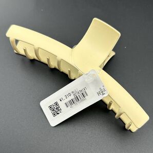 【新品】定価1210円 ヘアアクセサリー バンスクリップ シンプル レディース 大きめ◆DA1385