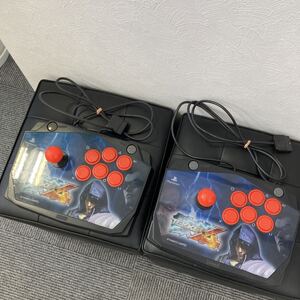 SONY PlayStation2 ソニー プレイステーション2 HORI ホリ 鉄拳4 スティック アケステ 動作確認済み 2台セット