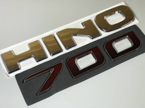 新品 日野 700 エンブレム セット プロフィア 海外仕様 HINO 700 ( レンジャー デュトロ トラック 三菱 ヒノ いすゞ