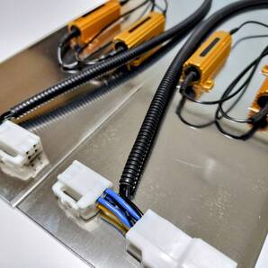 40ソアラ専用、SC430LEDテールランプへ交換時に必要な玉切れ警告灯キャンセル用の抵抗&配線コネクターキット/ランプコネクターに繋ぐだけ