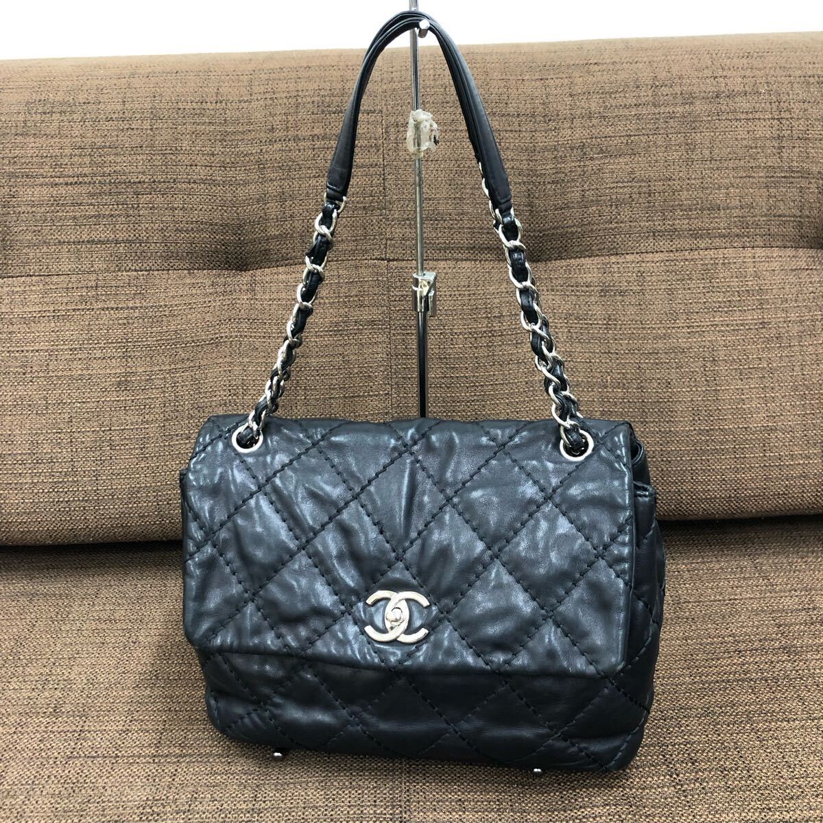 Yahoo!オークション -「シャネル ワイルドステッチ バッグ」の落札相場