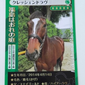 クレッシェンドラヴ 福島競馬場 誘導馬 トレカ