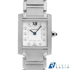 カルティエ タンクフランセーズ SM 11Pダイヤ WE110006 中古 レディース 腕時計 13A3CAAU0091