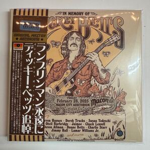 VA / IN MEMORY OF DICKEY BETTS「ディッキー・ベッツ追悼」(3CD) EVSD 貴方の存在は偉大でした、さようならランブリン・マン!