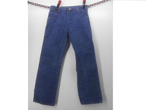 ラングラー ジーンズ W30 13MWZ BOYS メキシコ製 濃紺 アメカジ古着 sy675